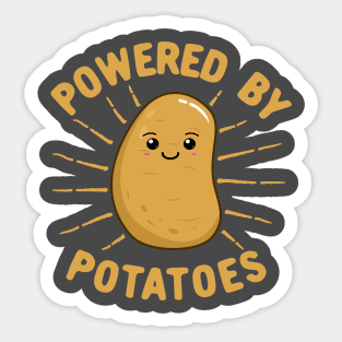 Powered By Potatoes Sticker